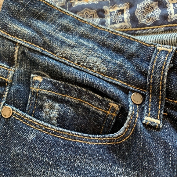 Paige Low/Mid-Rise Bell Bottom-style Jeans. - Picture 10 of 16